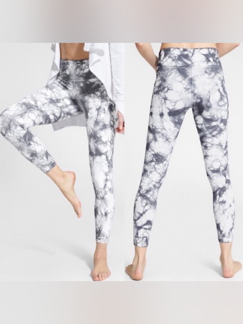 Athleta MT Tie Dye Leggings Medium Tall